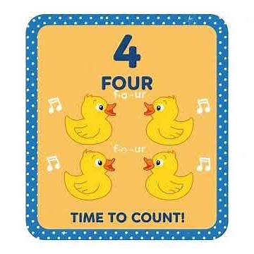 Kindergarten | Number Four for Kids | Learn All About Number 4 | SVKnowledge.in