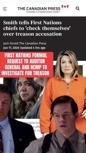 Danielle Smith Alberta separatist Smith tells First Nations chiefs to 'check themselves' over treason accusation Alberta Premier Danielle Smith said Wednesday that a group of Indigenous chiefs need to