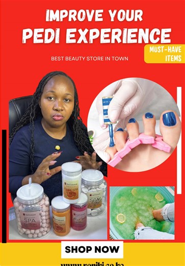 Ever wondered what makes a pedicure unforgettable? Well, it all about the little details. This jelly spa, dilution minerals, Melisza stone, and pedi tablets bring the magic. Throwing in this combo, you’ll watch your foot go from rough to smooth in just one season. Would you try this at your spa, or in the house? Drop your thoughts, orders and follow for more spa tips. #jellyspa #pedicure #nailcare #nailspa #nailsupplier