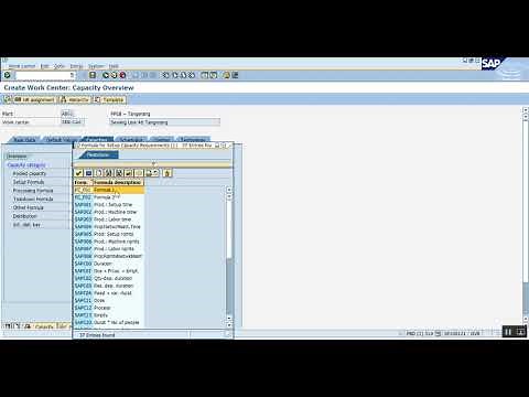 Create Work Center SAP (TCode CR01)