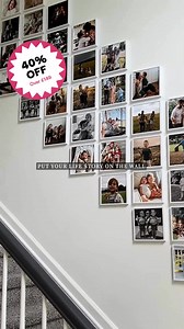 Don’t miss out on our BIGGEST SALE of the year!💕 Enjoy up to 40% OFF on all our peel & stick photo tiles - The perfect holiday gift! ✨ | Mixtiles