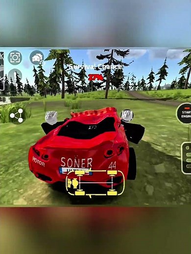 DriveCSX | High Speed Car Crashes/Stunts/Fails/Realistic Impacts - Scenario Update Ep.33 #Shorts 11