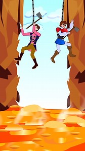 1M views · 6.6K reactions | Gold 滋 mining challenge #shorts #cartoon #animation | AR Gaming | Facebook