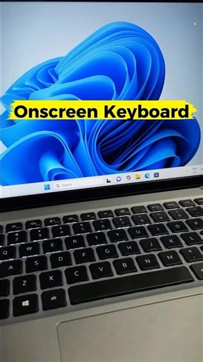 Onscreen keyboard in windows #shorts