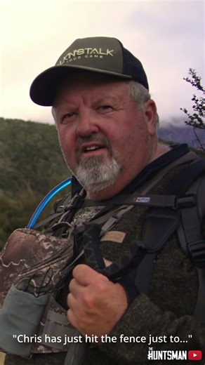 Brad spooks a hind, but apparently it's part of his plan... - 10 Day NZ Hunting Adventure