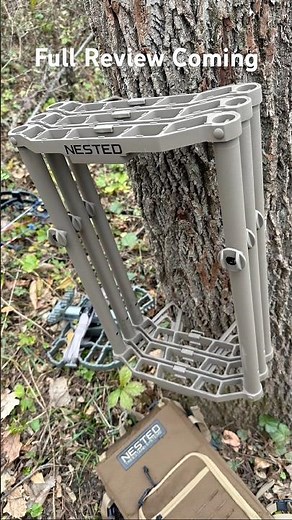 Nested Treestand Systems Lite Rails Bite #hunting #saddlehunting #treestand #bowhunting