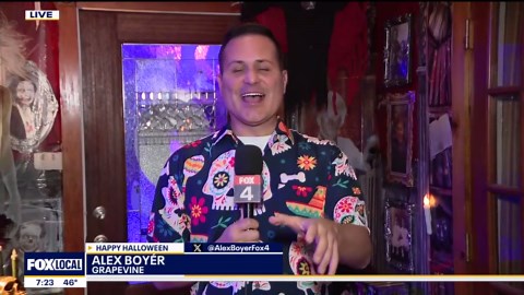 Grapevine home transforms into 'The Haunted Mansion'