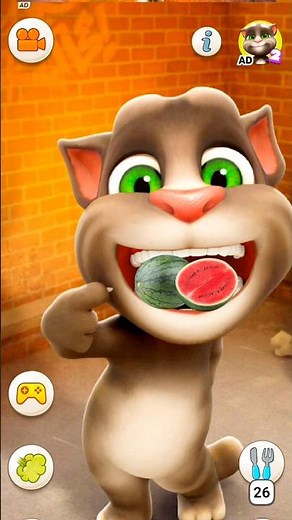 talking toom with 🐈😿 cats eiteng funny videos 😸😸😸🐈2025#talkingtom #cats #tranding #eid