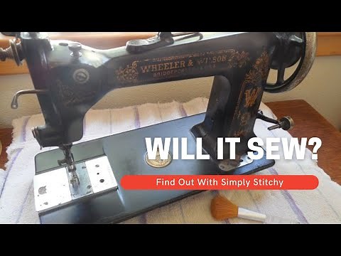 Wheeler & Wilson D9: How I Thread & Sew an Antique Sewing Machine to See if it Will Sew