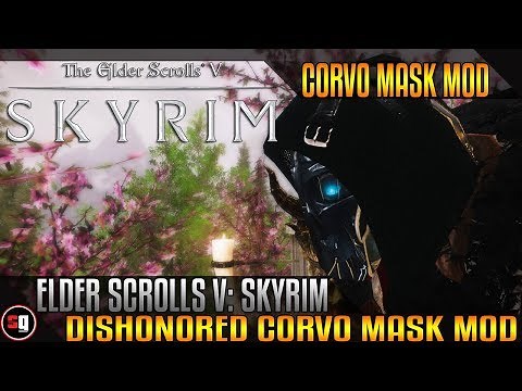 Skyrim - Dishonored Corvo Mask Mod