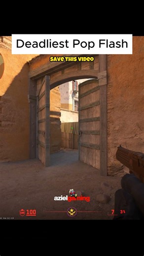 Deadliest Pop Flash on Dust 2 Counter Strike 2 #cs2 #cs2clips #counterstrike #csgo