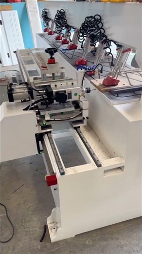 Double spindle side hole machining three-in-one side hole#woodworking machinery and equipment