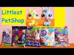 5 Littlest Pet Shop Surprise Bags Unboxing