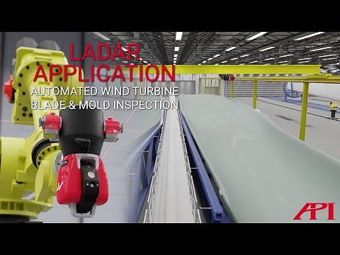 LADAR Application | Automated Wind Turbine Blade & Mold Inspection