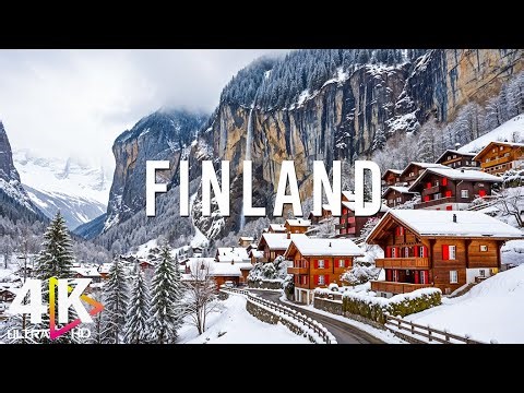 Winter Finland 4K Ultra HD • Stunning Footage Finland, Scenic Relaxation Film with Calming Music