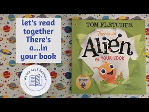 Let's read together There's an Alien in Your Book. Read along. Bedtime stories.