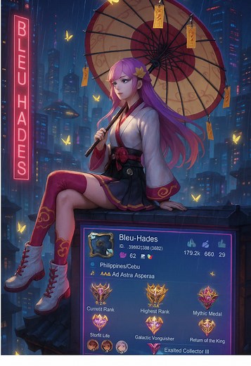 Futuristic Cyberpunk Scene with Neon Elements