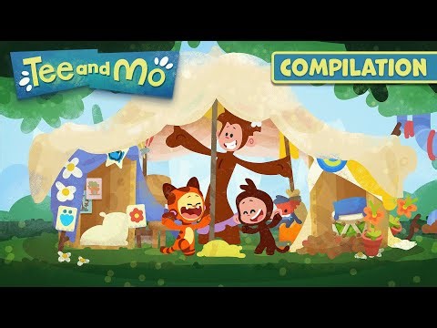 Tee and Mo's Best Clips 🐒 Tee and Mo | Season 1 | CLIP COMPILATION 🙈 30+ MINUTES