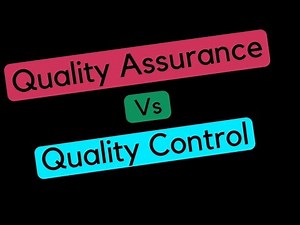 Quality Assurance vs Quality Control / QA vs QC