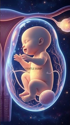 Baby in Womb 👶 | Fetal Development in Pregnancy | AI Animation #Shorts