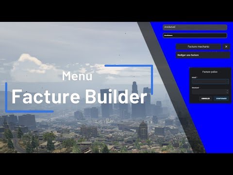 FACTURE BUILDER - [PAID] - ESX/QB - [FiveM Script]
