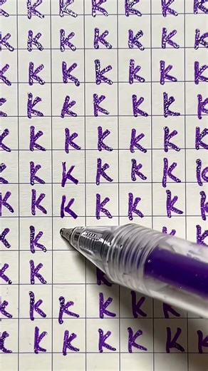 Letter K ✍🏻 #shorst #handwriting #simple #writing #callygraphy