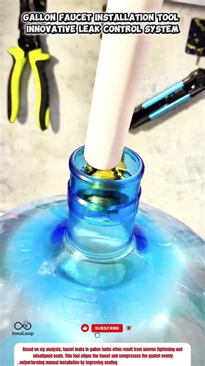 Gallon Faucet Installation Tool innovative Leak Control System