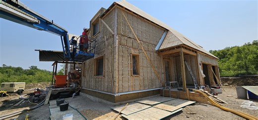 How a team built Rochester’s first hempcrete home