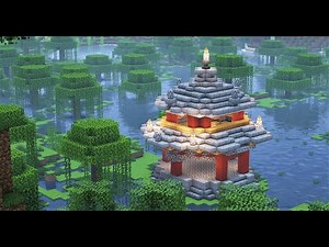 【マイクラ】小さな和風・中国風建築の作り方！2階建てっぽい感じに！
