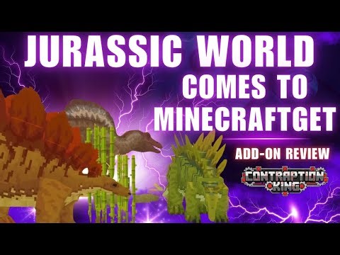 Jurassic World Comes to Minecraft! (Add-On Review) #minecraft #gaming