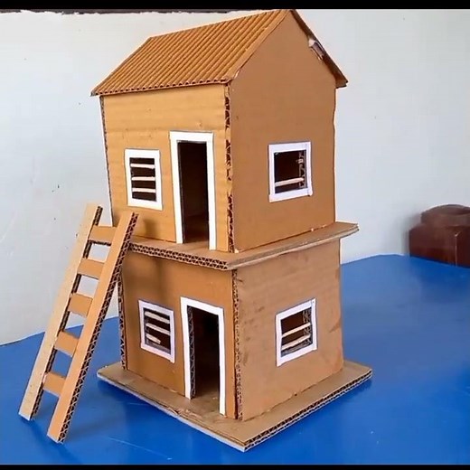 Cardboard House / gatte ka ghar #short #short_video