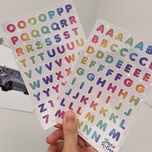 Alphabet Sticker Sheets 8 Different Color for Journal Decor for Kid Activity Fun Decor Sticker for Name Sticker English Alphabet for Decor - Etsy