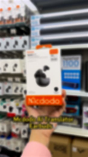 11 reactions | Mcdodo AI Translator Earbuds   Bluetooth 5.4 stable connection – low latency, fast transmission  Matte dark grey premium finish – sleek, refined, with a soft-touch feel. Compact and classy  134 languages · Real-time accurate translation  ANC + ENC Dual Noise Cancellation 懶 Skin-friendly & ergonomic design Comfortable fit for all-day wear  Mini short earbuds · Portable and discreet | Ninjaz | Facebook
