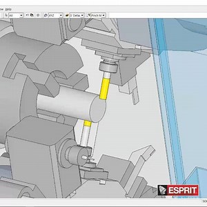 Twin turrets, because we can. ;) | Esprit CAM
