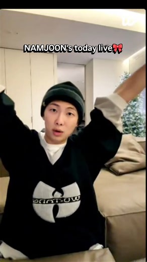 RM TODAY LIVE🎀HE IS SO CUTE🥰 #bts #namjoon #live #livestream #btslive #vlive #btsrm #song