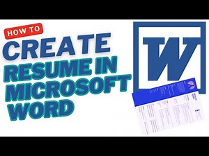 How to Create a Free CV in Microsoft Word (2025 Resume Guide)