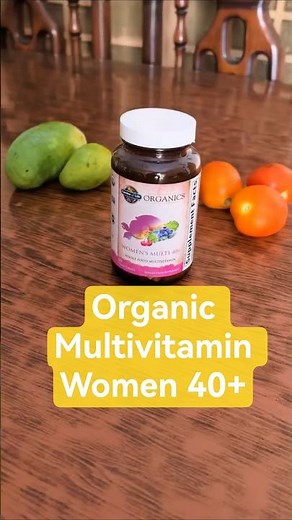 Premium Organic Multivitamin For Women 40+ 🌿✨ #shorts #suplements