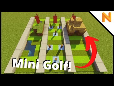 Minecraft: How to Make A Simple and Easy Mini-Golf Course!