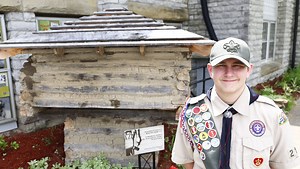 Eagle Scout project honors the past
