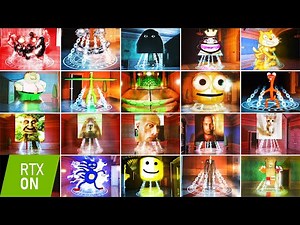 ALL 30 Trapping Entities in Doors Hotel with Crucifix But it's REALISTIC RTX ON