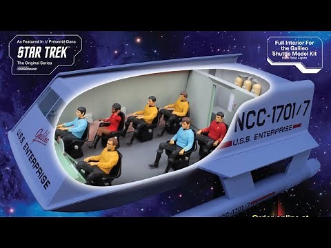 Polar Lights Star Trek Galileo interior