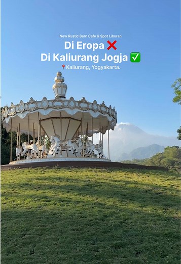 New Rustic Cafe Jogja dengan View Gunung Merapi Terindah