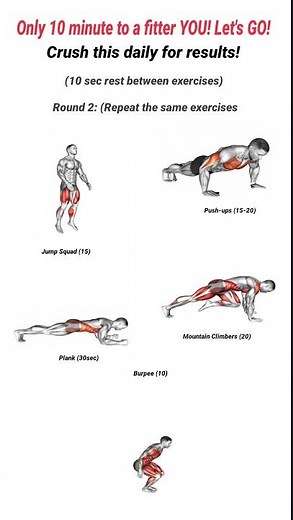 10-Minute 3D ANIMATED WORKOUT (Get RIPPED in 2025!)