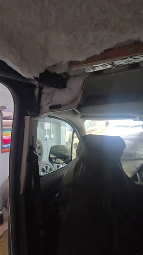 Custom parcel shelf extension in this 2023 Transit Connect micro camper 🚐 Tricky modification to add extra clothes storage while keeping access to the cab from the rear. We also made a rear ply headliner — not much available for these vans. Need help with a Transit Connect camper conversion? 📩 Message us #TransitConnectCamper #MicroCamper #VanConversionUK #CampervanConversionsRochdale