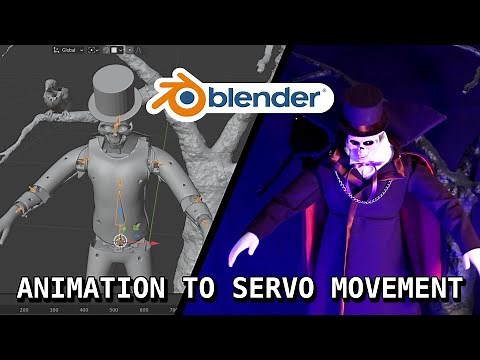 Animating Animatronics with Blender - Servo Animation Add-on