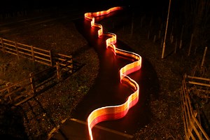 Recreating TRON: Legacy - Custom Digital Art With a Bicycle