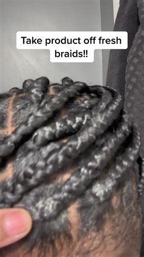 Remove Edge Control & Product Buildup From Braids