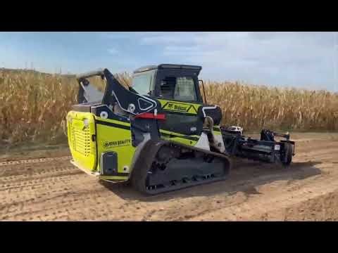 BobCat T66 with a Harley Rake Attachment