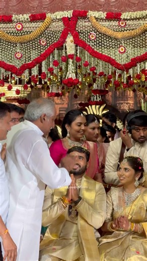 Ex CM Of Andhra Pradesh Kiran Kumar Reddy At Gowru Janardhan Reddy Marriage #youtubeshorts #ytshorts