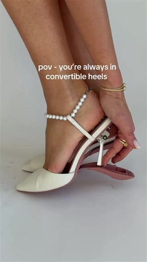 POV - you’re always in convertible heels 👠 #fashiontips #convertibleheels
